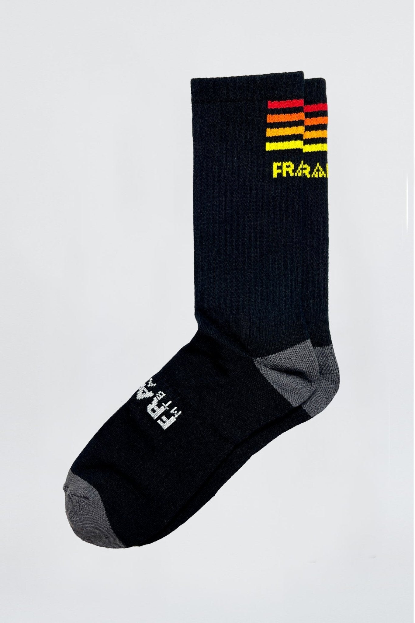 MTB Crew Sock - Race Stripes - Frankd MTB Apparel