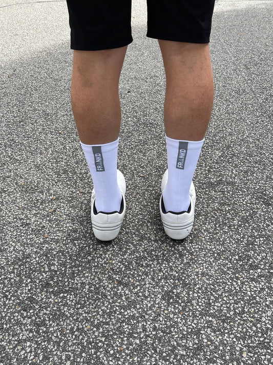 Pro Performance Sock - White - Frankd MTB Apparel