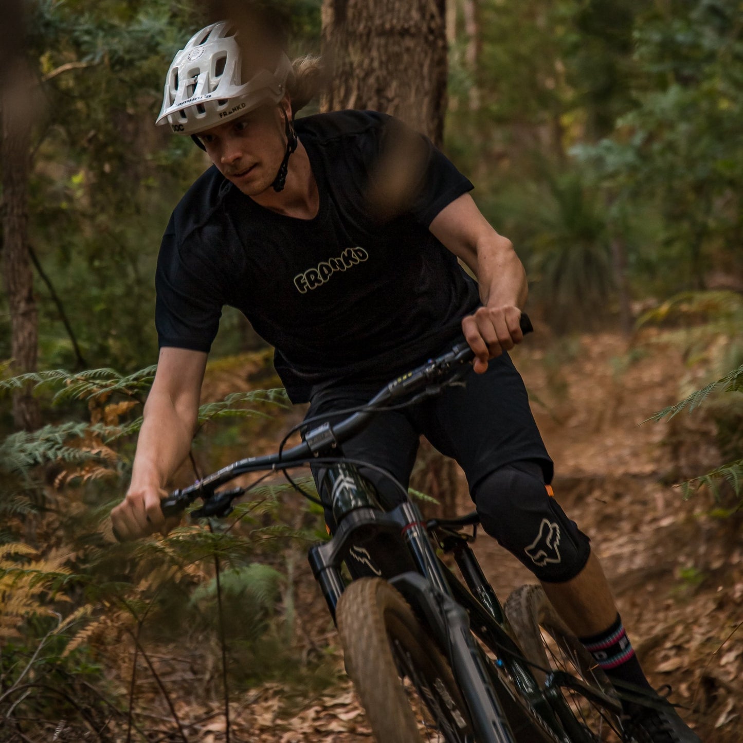 Bubble Tee - Black - Frankd MTB Apparel