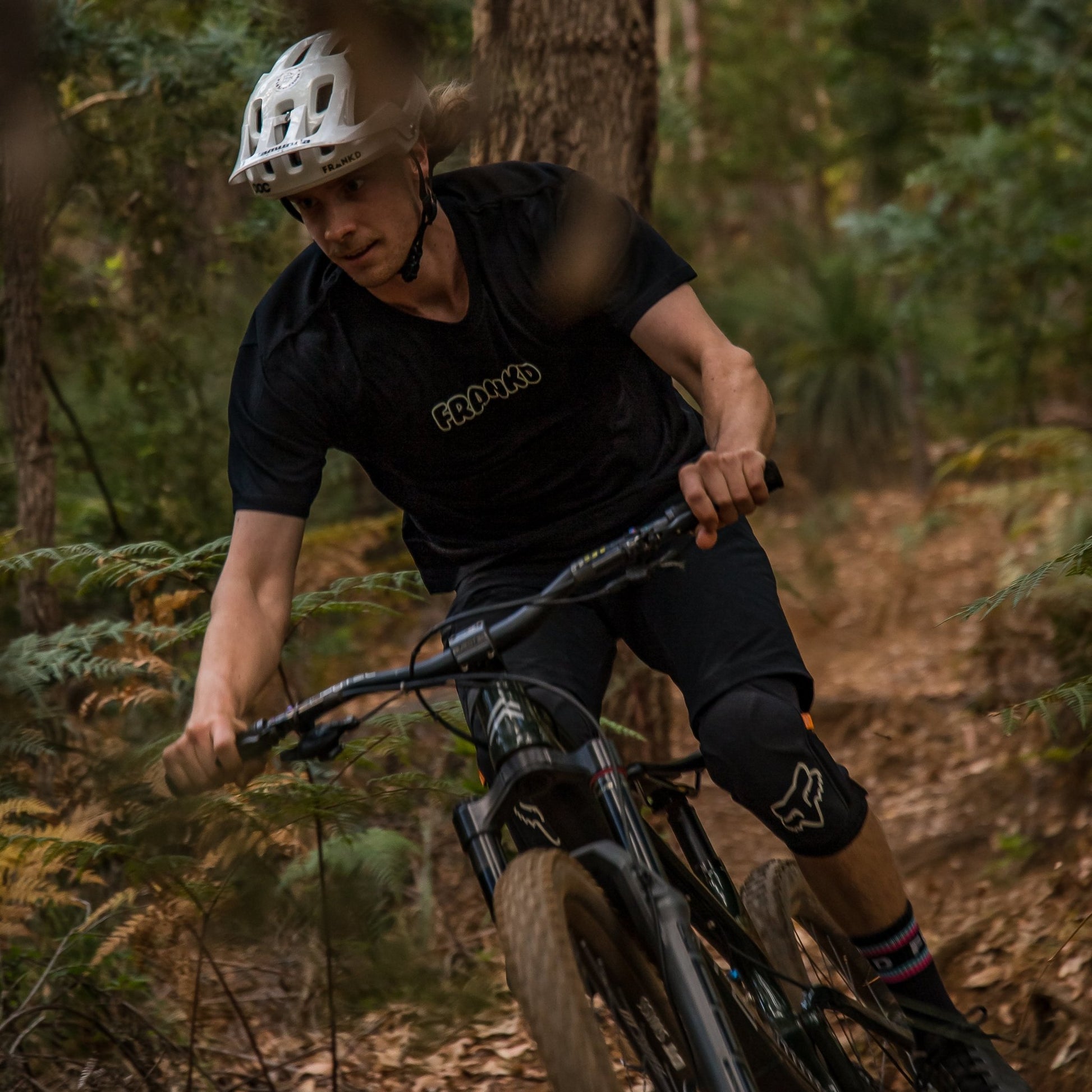 Bubble Tee - Black - Frankd MTB Apparel