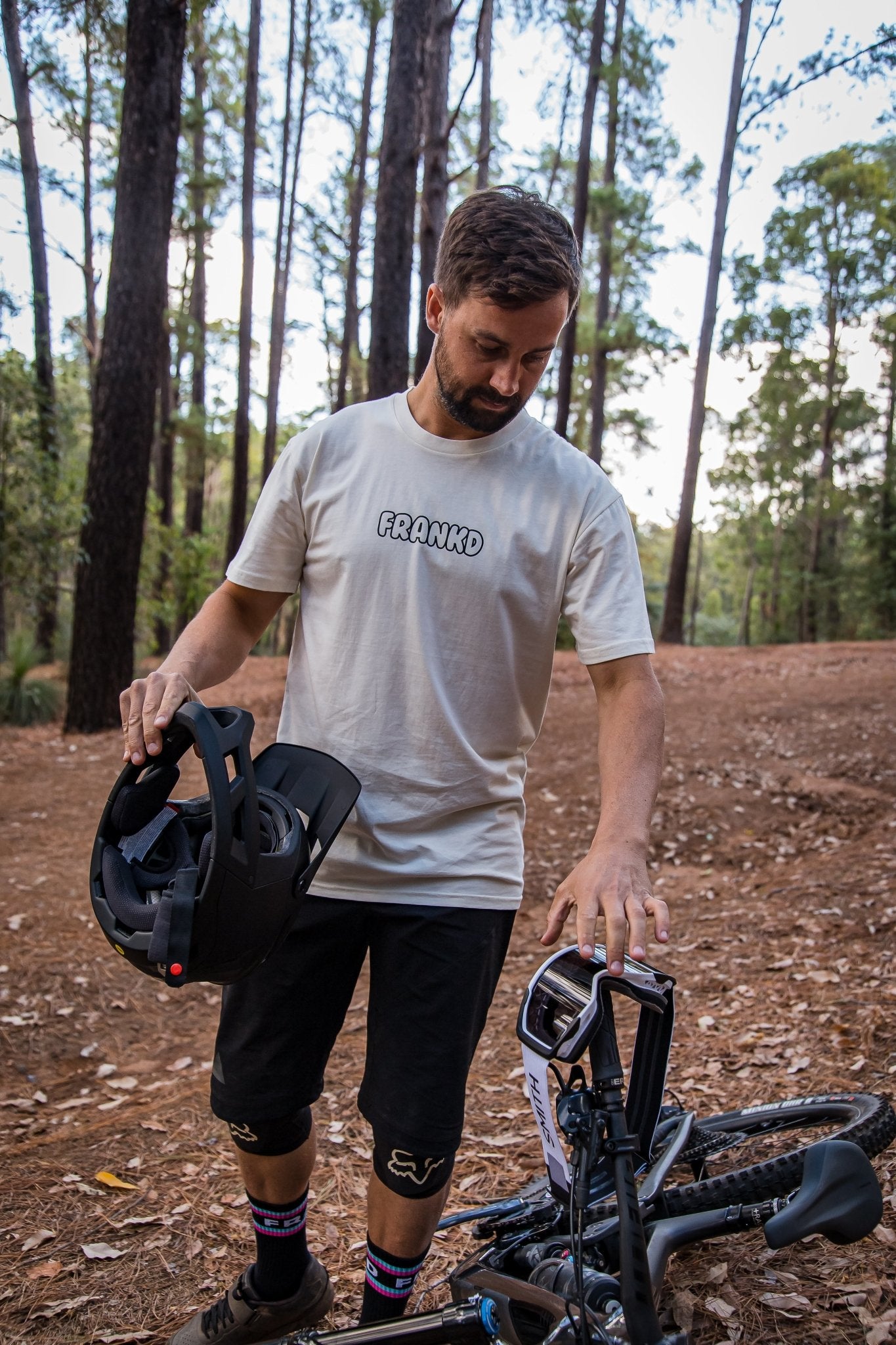 Bubble Tee - Ecru - Frankd MTB Apparel