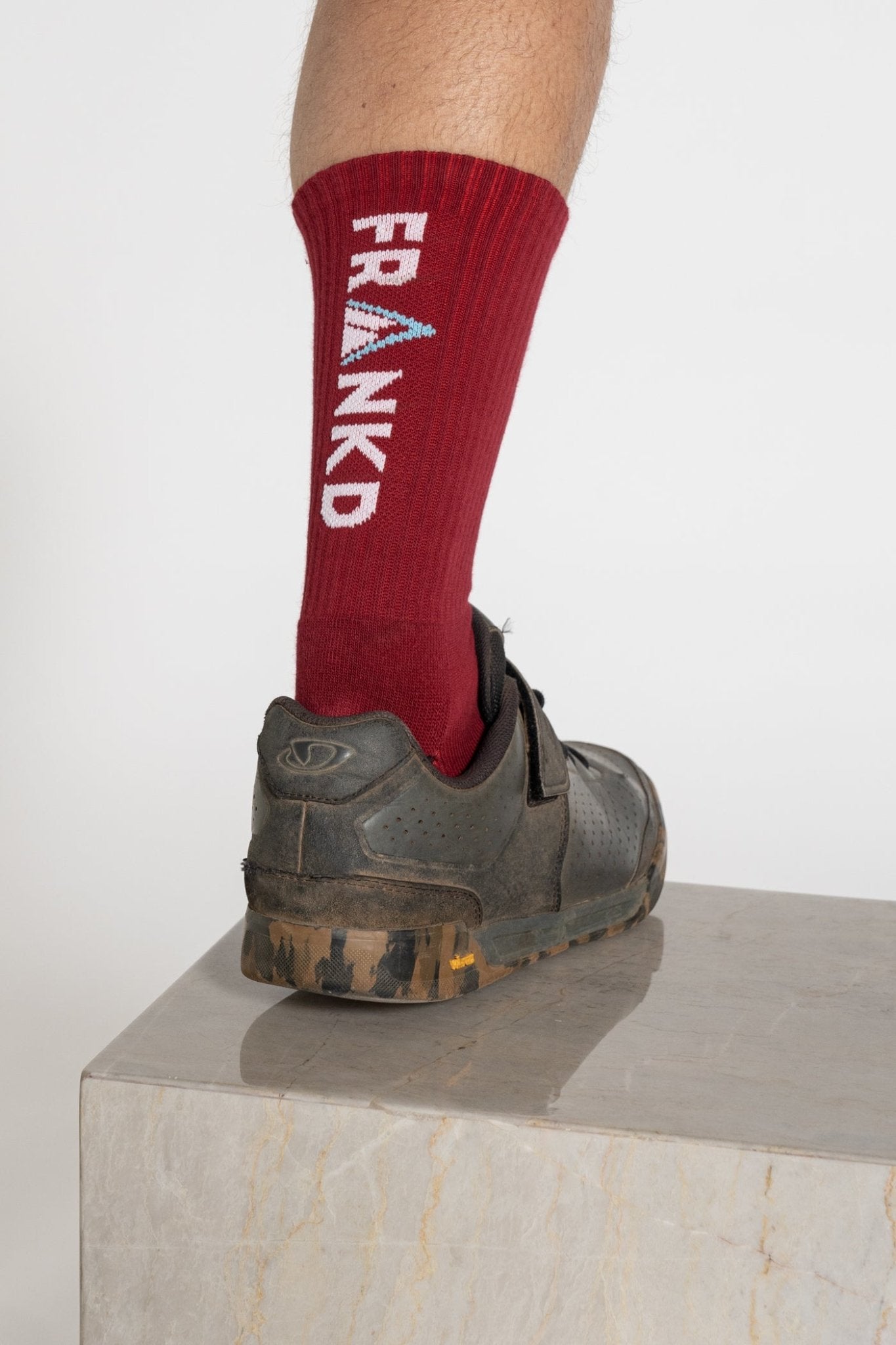 The Factory Sock Maroon - Frankd MTB Apparel