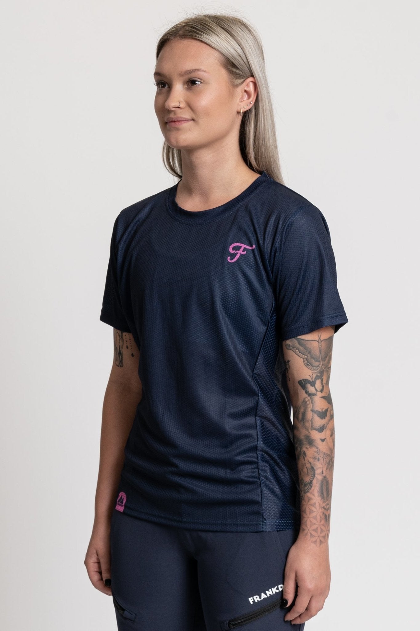The Lettermark Jersey Navy - AirTech - Frankd MTB Apparel