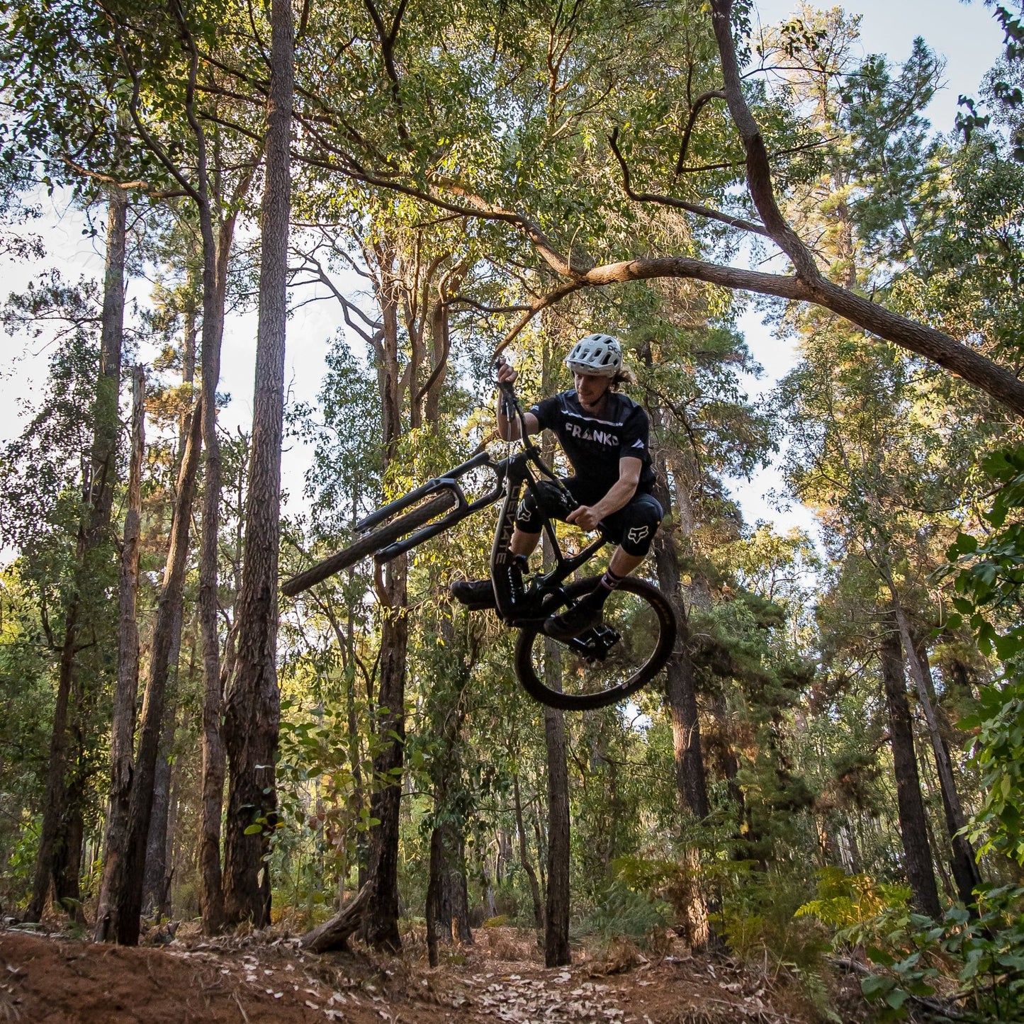 The Monochrome Jersey - AirTech - Frankd MTB Apparel