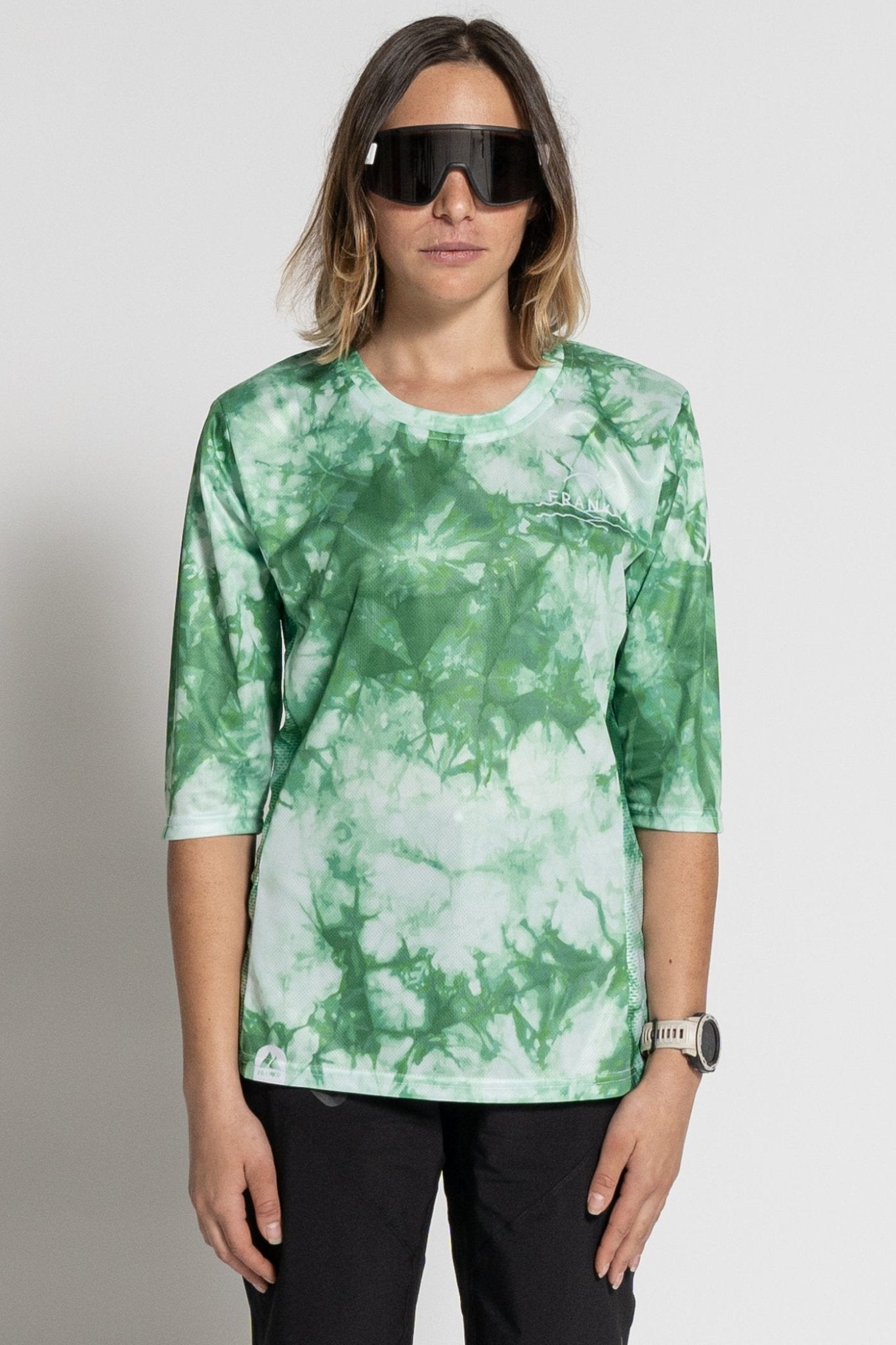 Tie Dye Jersey - Green - Frankd MTB Apparel