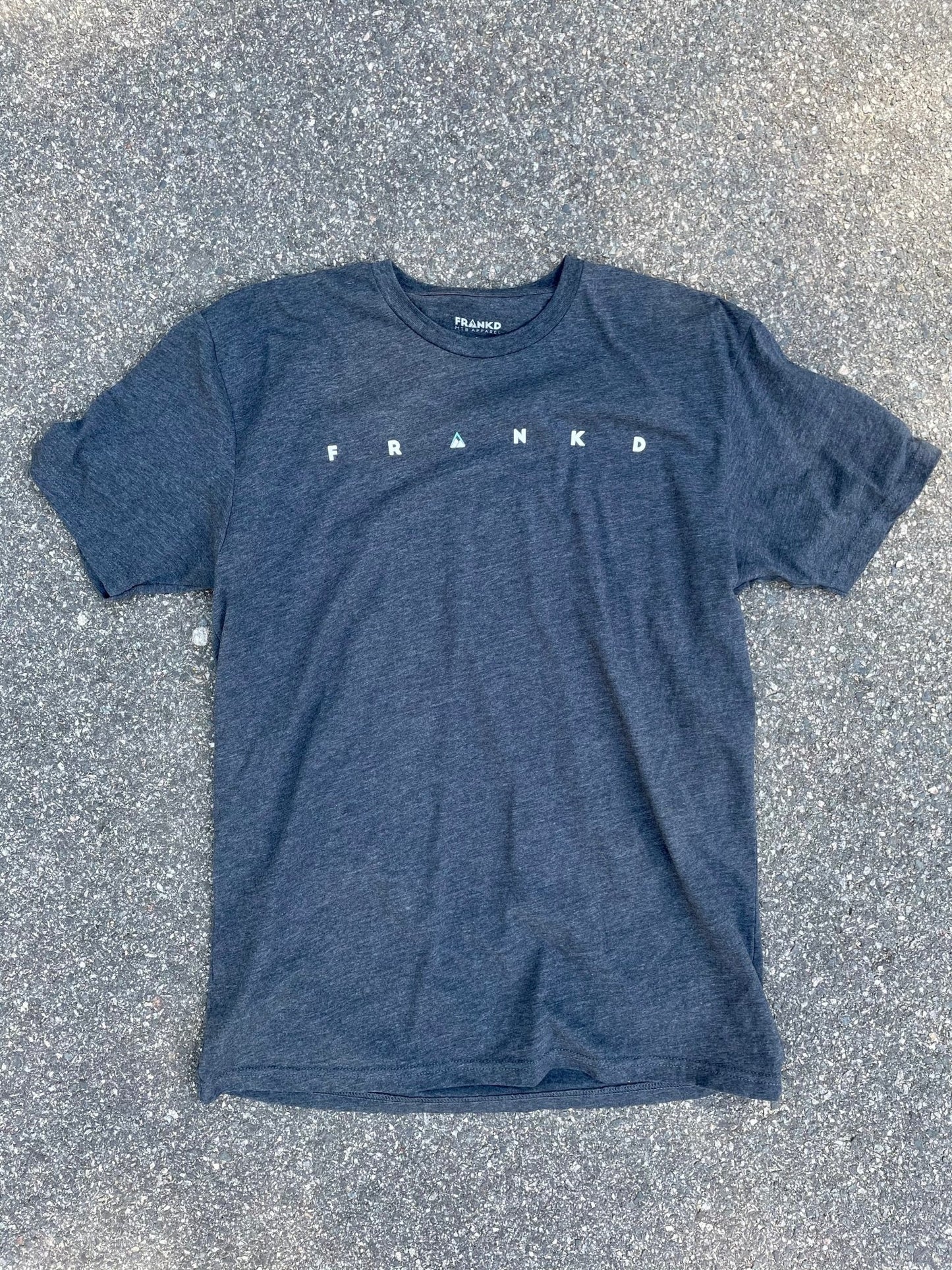 Wordmark Tech Tee Charcoal - Frankd MTB Apparel