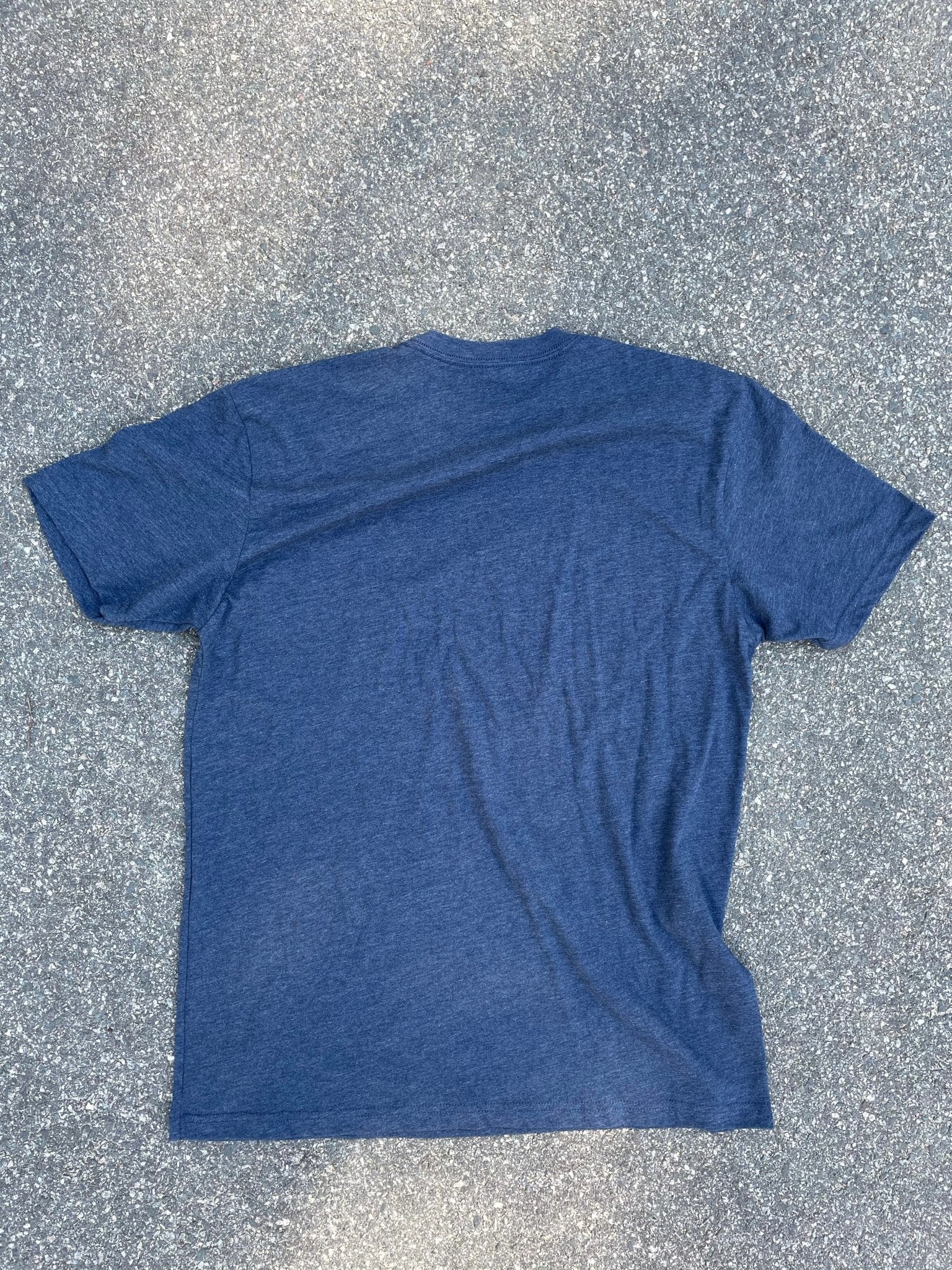 Wordmark Tech Tee Navy - Frankd MTB Apparel