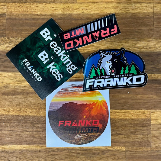 Frankd Sticker Pack + Bumper Sticker - Frankd MTB Apparel
