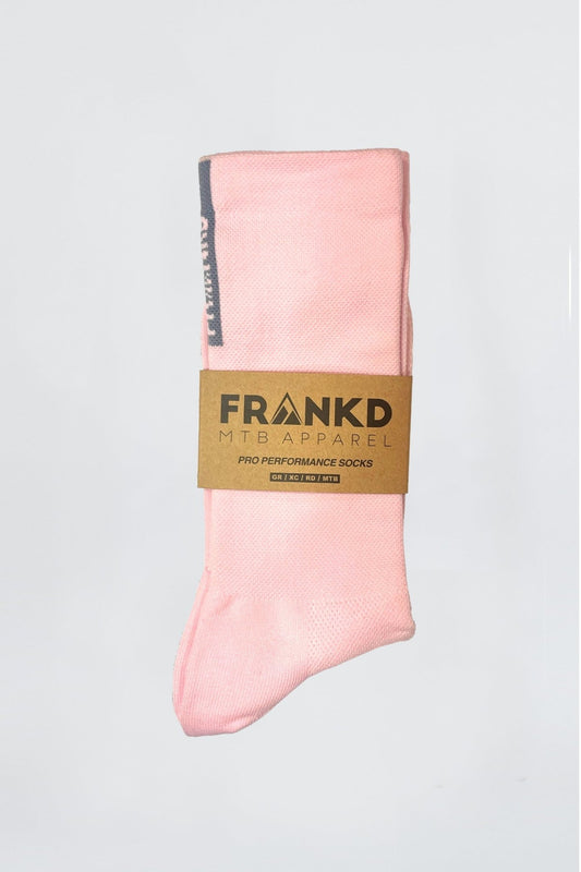 Pro Performance Sock - Pink - Frankd MTB Apparel