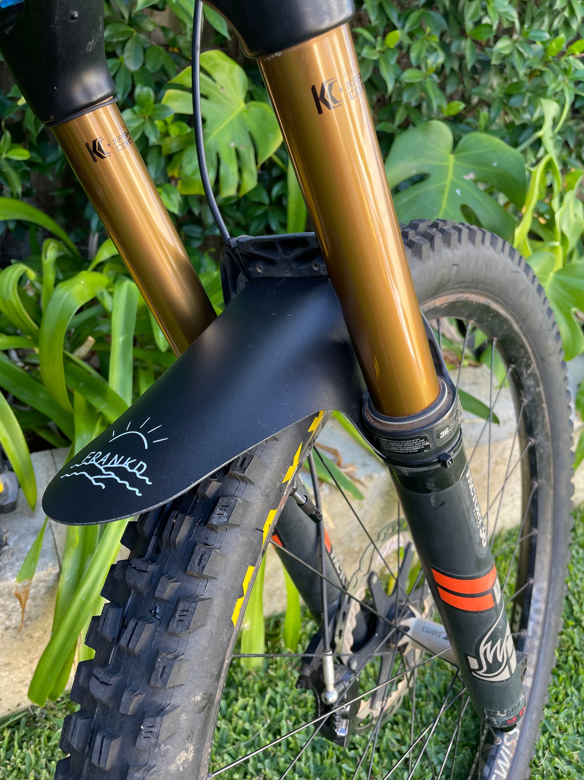 Fox sporting mudguard mtb