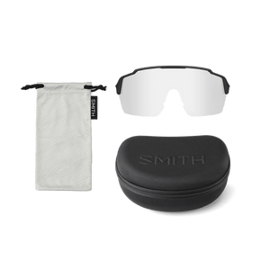 Smith Shift Split Mag Sunglasses - Black with Red Mirror - Frankd MTB Apparel