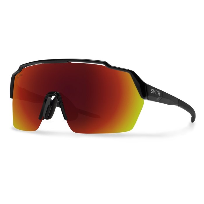 Smith Shift Split Mag Sunglasses - Black with Red Mirror - Frankd MTB Apparel