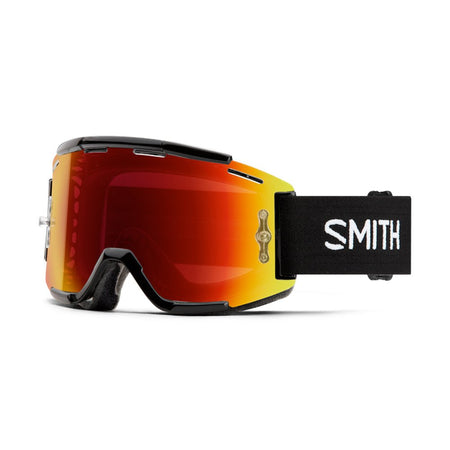 Smith Squad Goggles - Black with Red Mirror - Frankd MTB Apparel