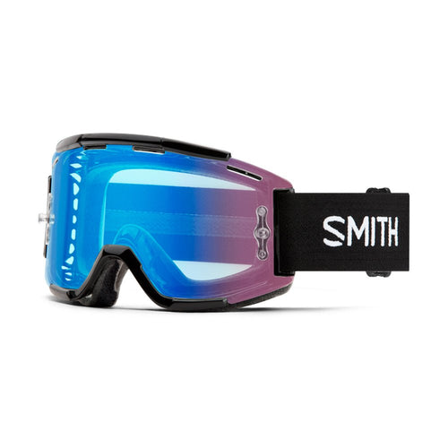 Smith Squad XL Goggles - Black with Contrast Rose Flash - Frankd MTB Apparel