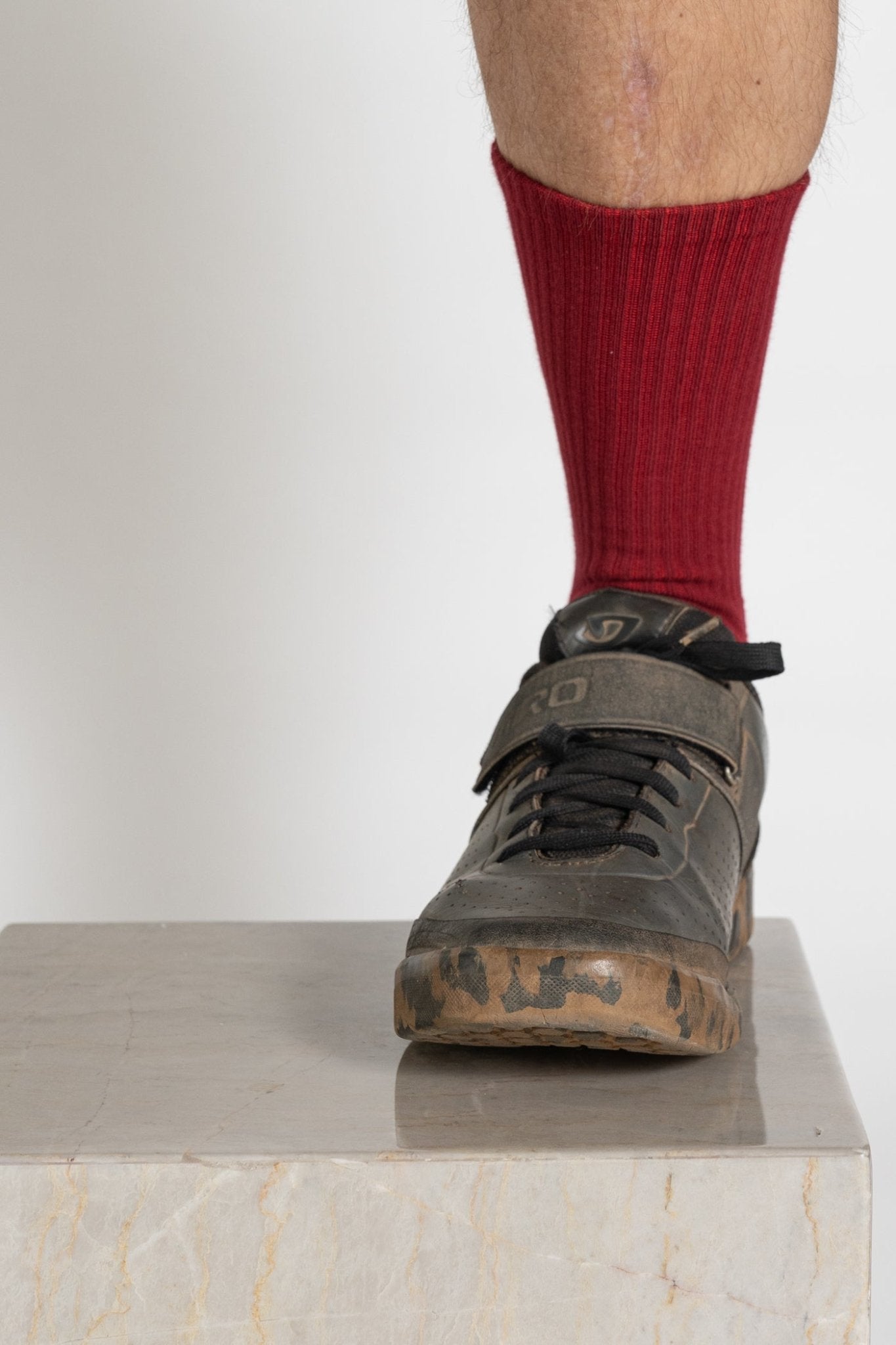 The Factory Sock Maroon - Frankd MTB Apparel