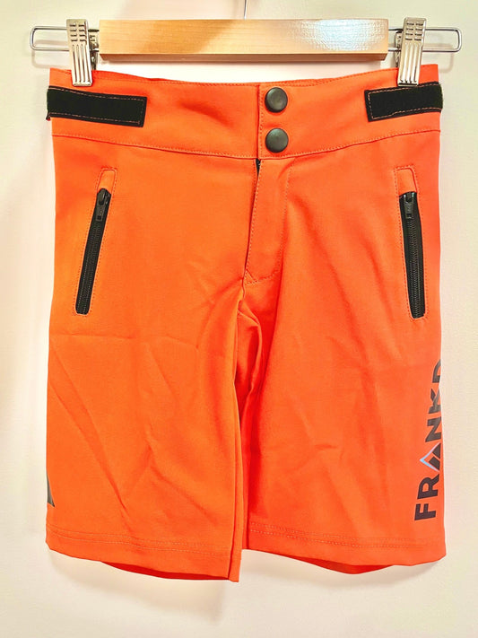 The Grom Short Orange - Frankd MTB Apparel