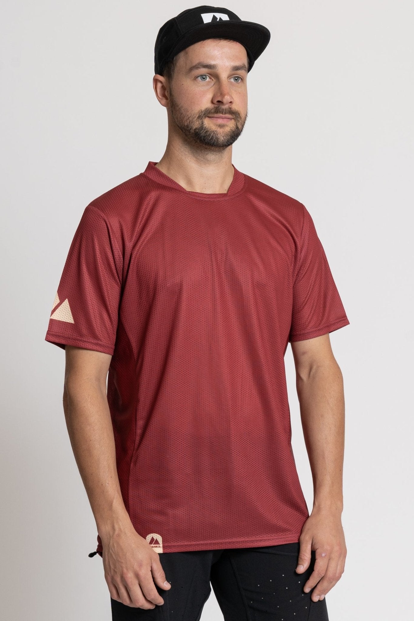 The Staple Jersey Maroon - AirTech - Frankd MTB Apparel