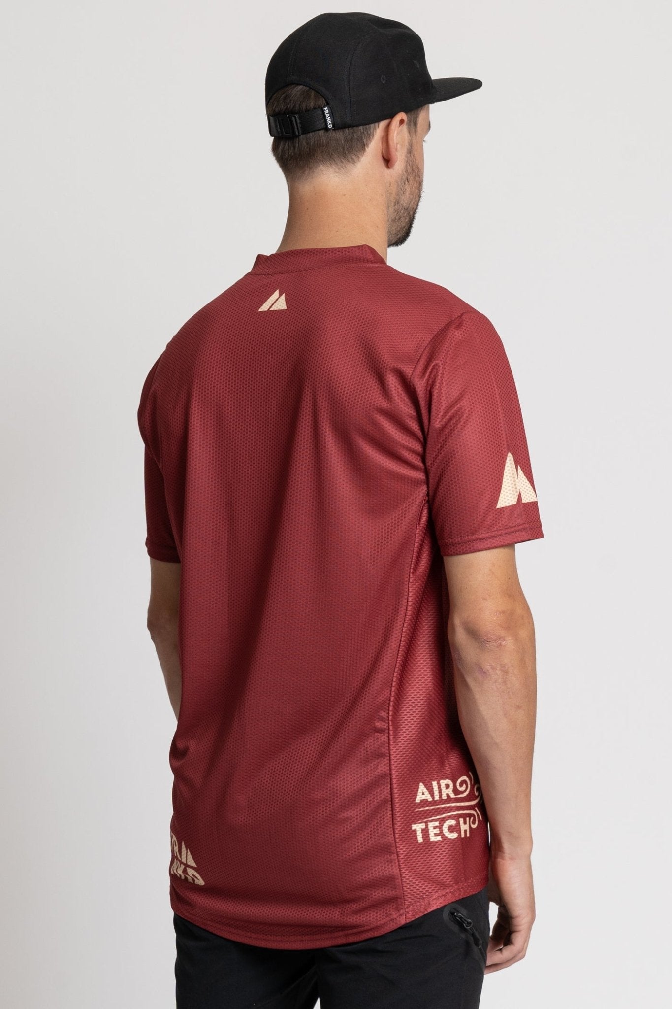 The Staple Jersey Maroon - AirTech - Frankd MTB Apparel