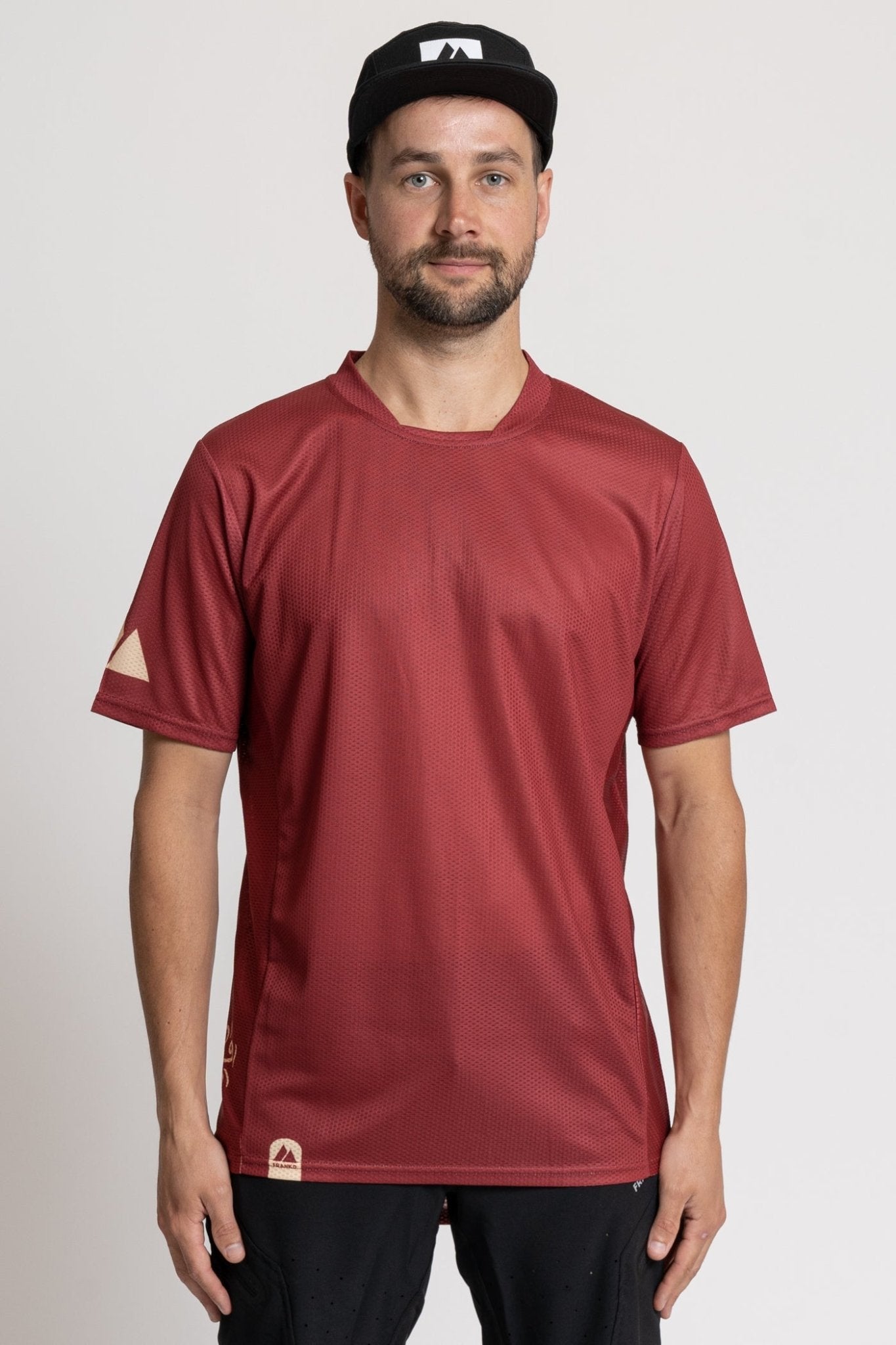 The Staple Jersey Maroon - AirTech - Frankd MTB Apparel