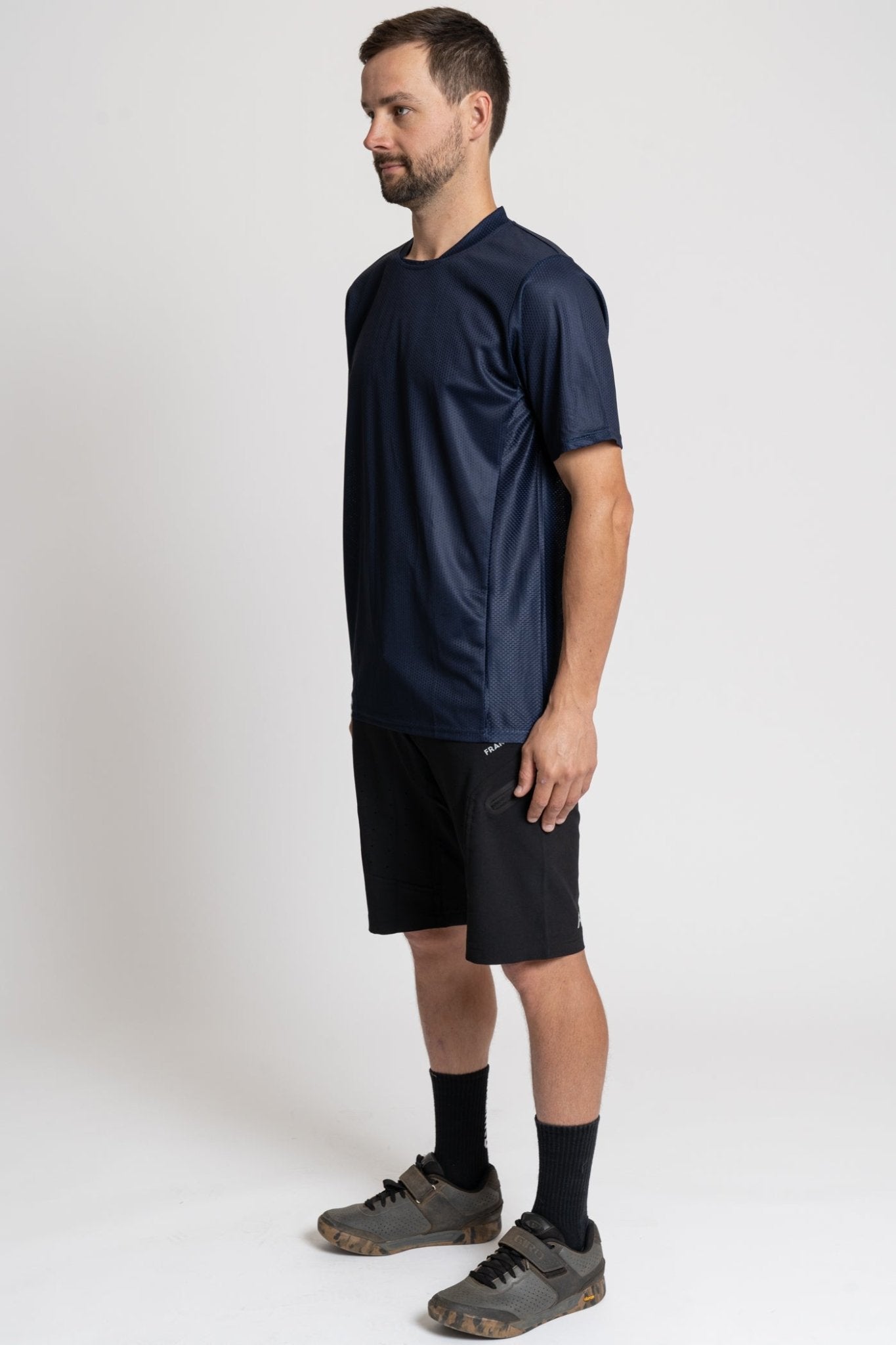 The Staple Jersey Navy - AirTech - Frankd MTB Apparel