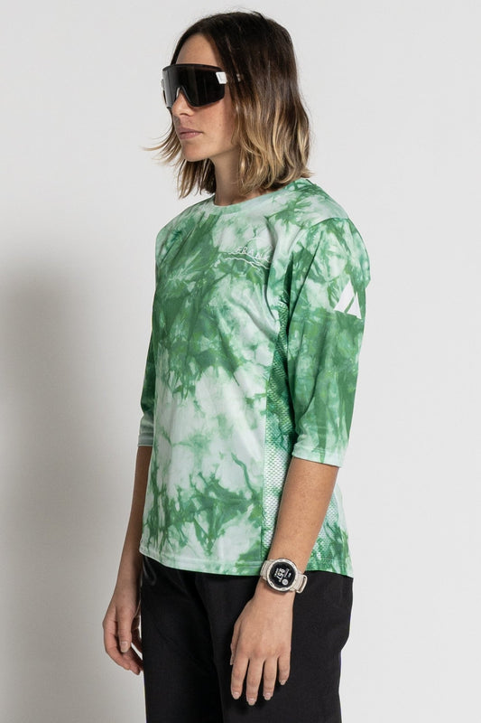 Tie Dye Jersey - Green - Frankd MTB Apparel